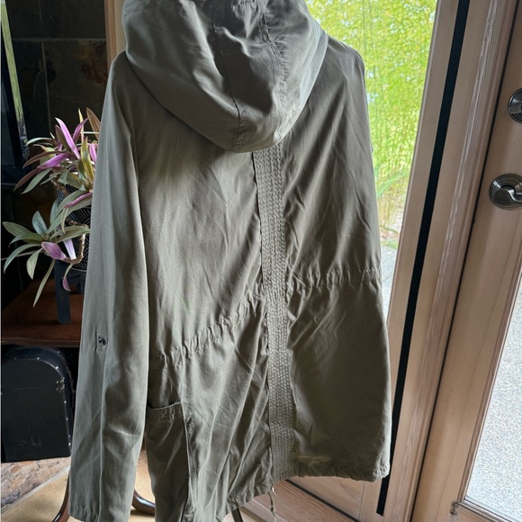 Only Olive Green Hooded Jacket - Picture 3 of 4
